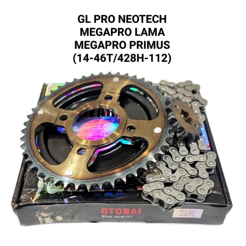 Jual Gear Gir Set Paket Sepuh Baja GL Pro Neotech Megapro Lama Primus