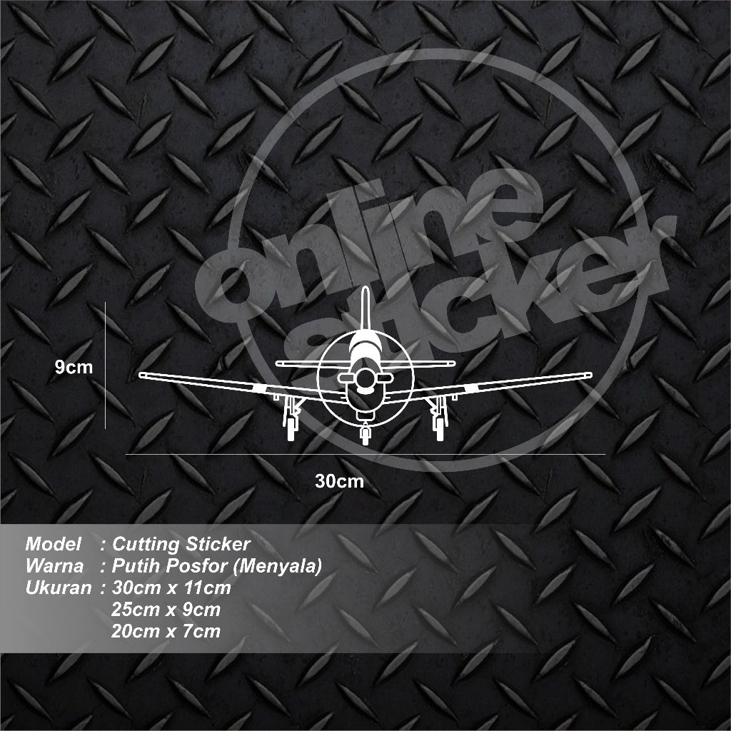 Jual Stiker Pesawat tempur Tucano untuk mobil kaca belakang | sticker ...