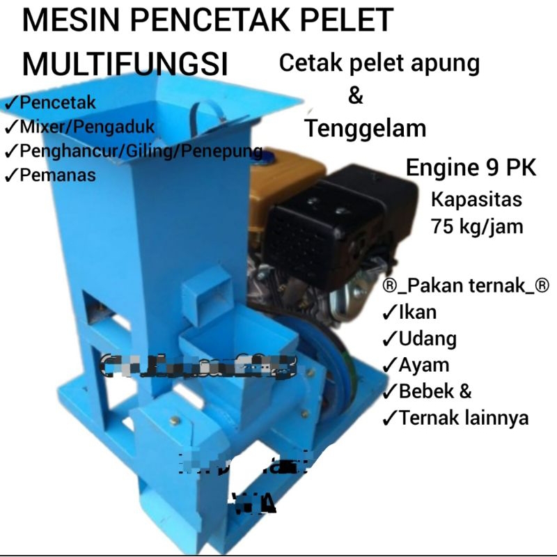 Jual Mesin Pencetak Pelet Multifungsi Cetak Pelet Apung Dan Tenggelam Shopee Indonesia