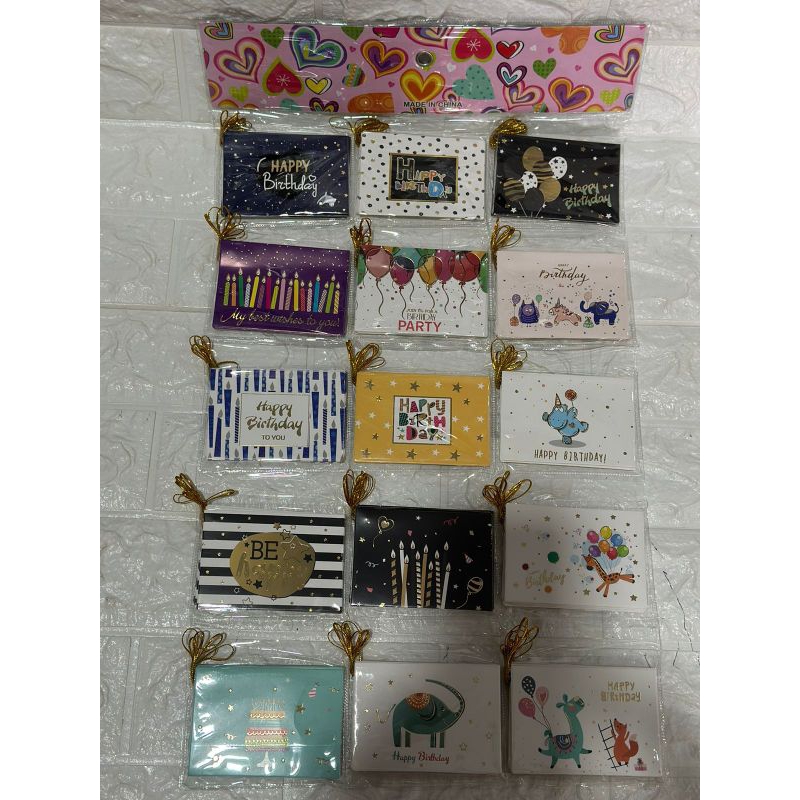 Jual Kartu Ucapan Ulang tahun / Greeting Card Satuan | Shopee Indonesia