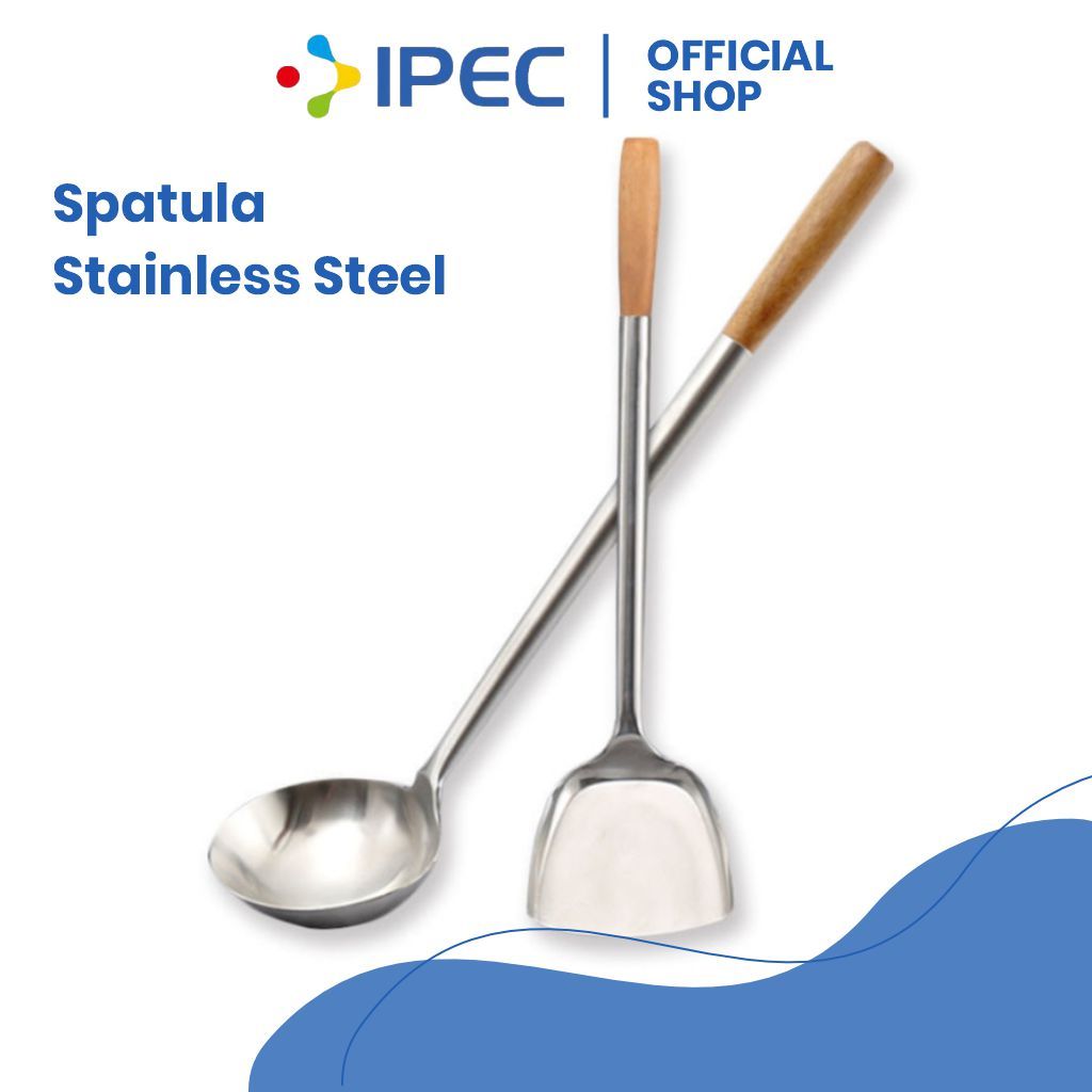 Jual Sodet Stainless Steel Spatula Sutil Susuk Penggorengan Centong