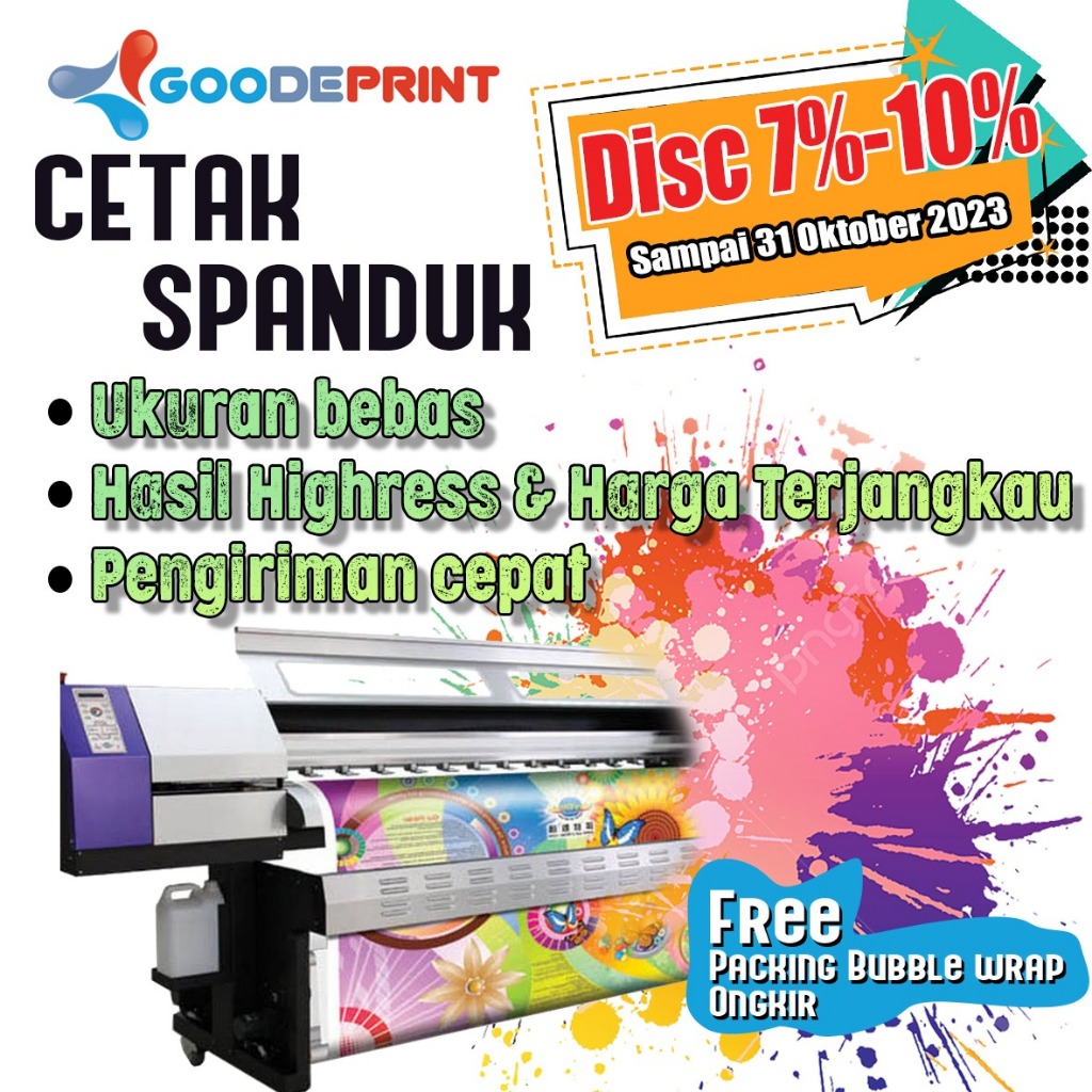 Jual CETAK SPANDUK - BANNER | HARGA TERJANGKAU & HIGH RESOLUSI | Shopee