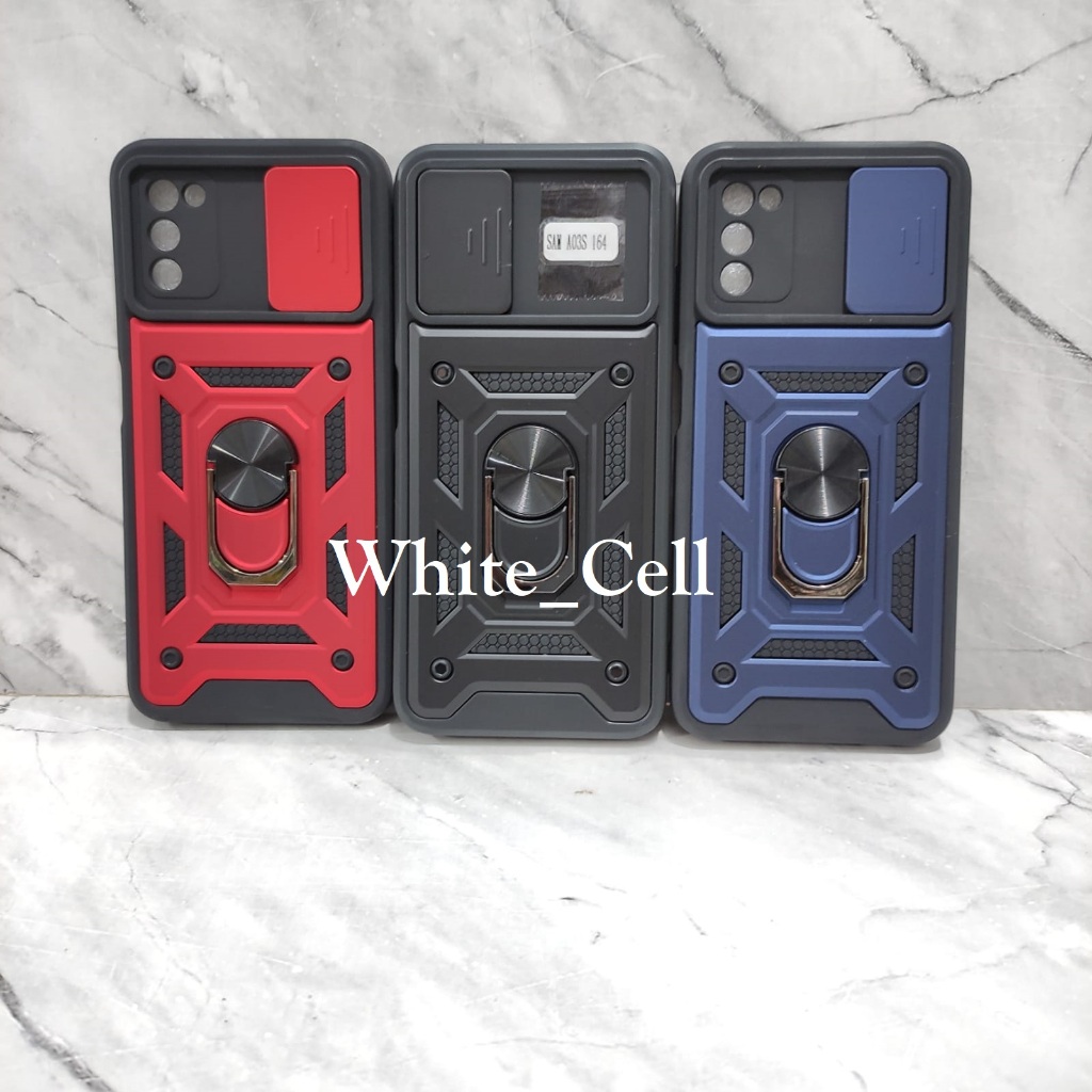 Jual Case Armor Transformer Slide + Ring Samsung A02s A03 A03 Core A03s ...