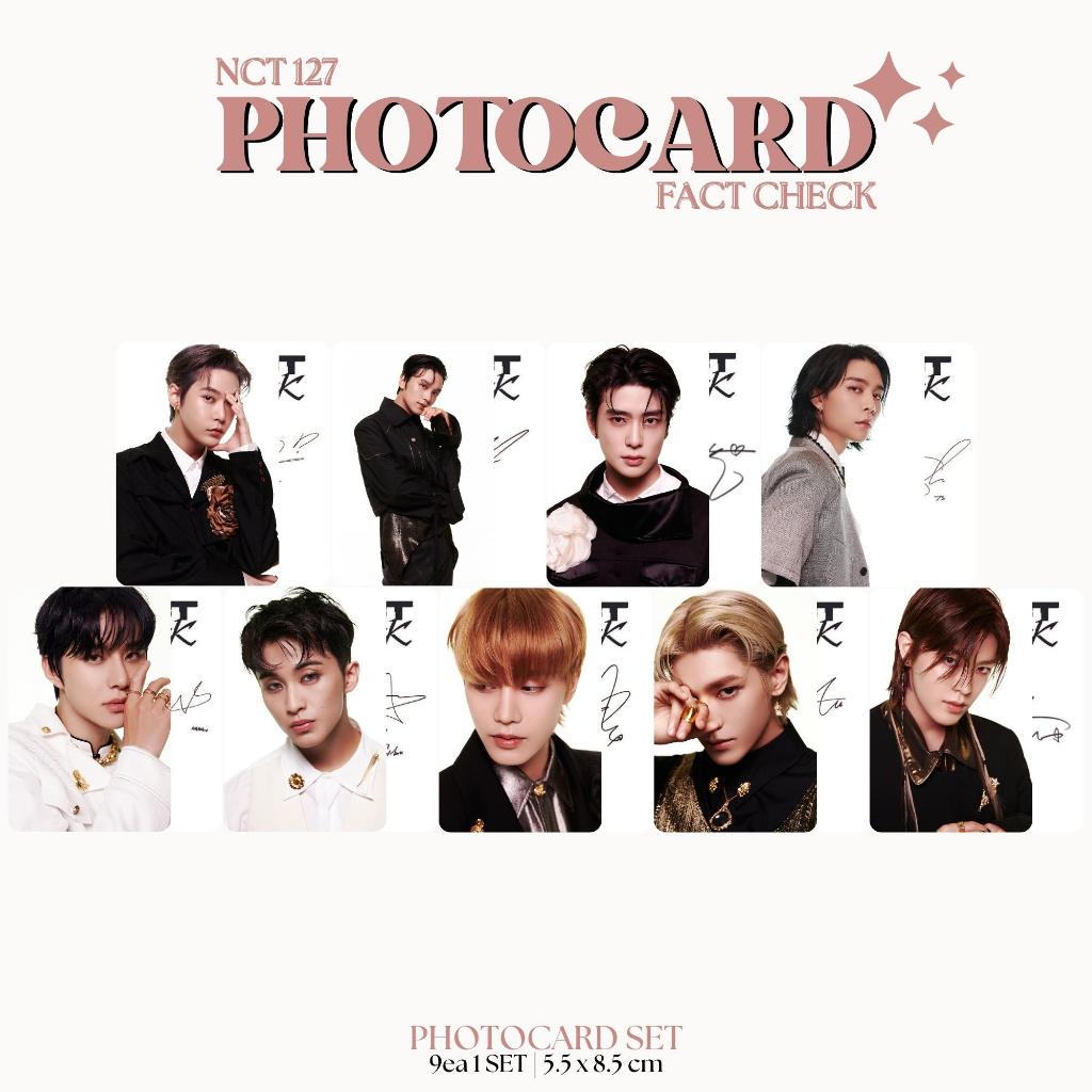 Jual PHOTOCARD NCT FACT CHECK SISI ISI PCS LAMINASI SISI TANDA TANGAN TTD KPOP