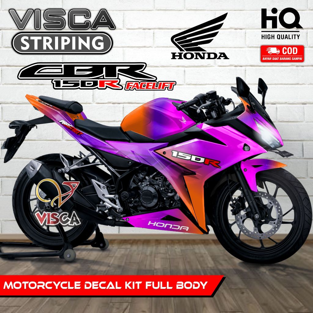 Jual Decal Cbr R Facelift Full Body Stiker Cbr R Facelift Full