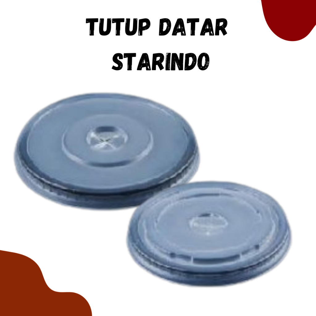 Jual Tutup Gelas Datar Dk And Db Starindo 50pcs Shopee Indonesia 5107