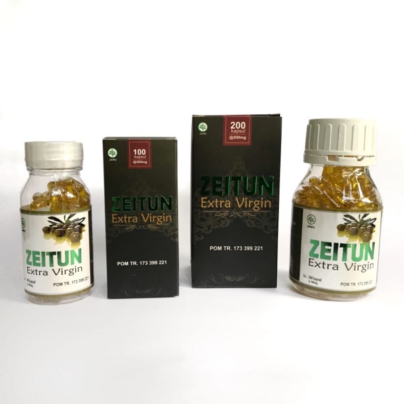 Jual Zeitun Extra Virgin Original Oil 100 Kapsul | Shopee Indonesia