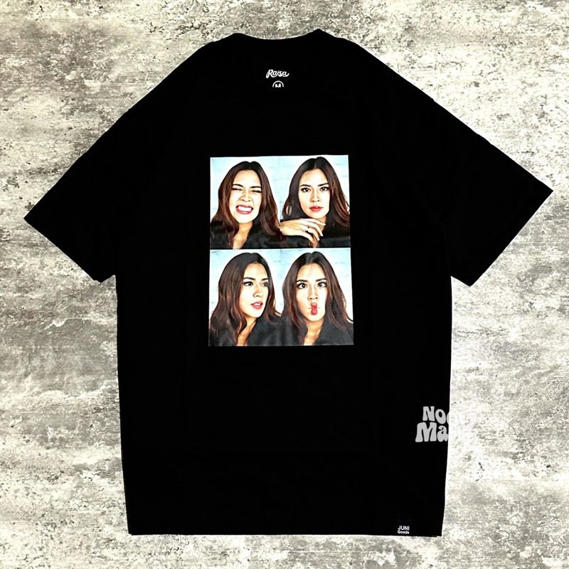Jual Raisa - Kolase Tshirt - Black | Original Merchandise | Shopee ...