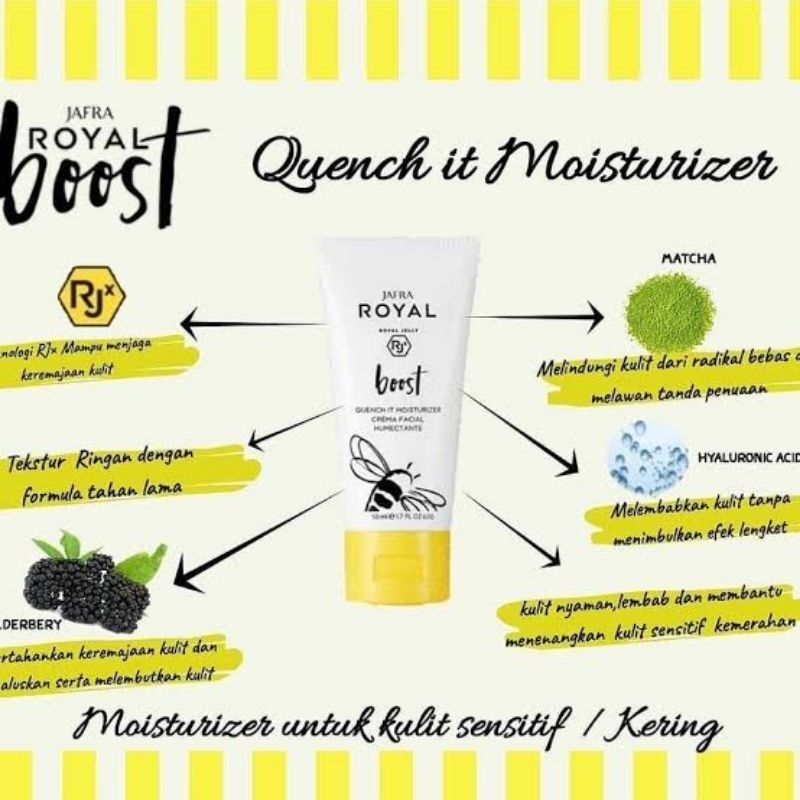 Jual QUENCH IT MOISTURIZER JAFRA ROYAL BOOST Shopee Indonesia