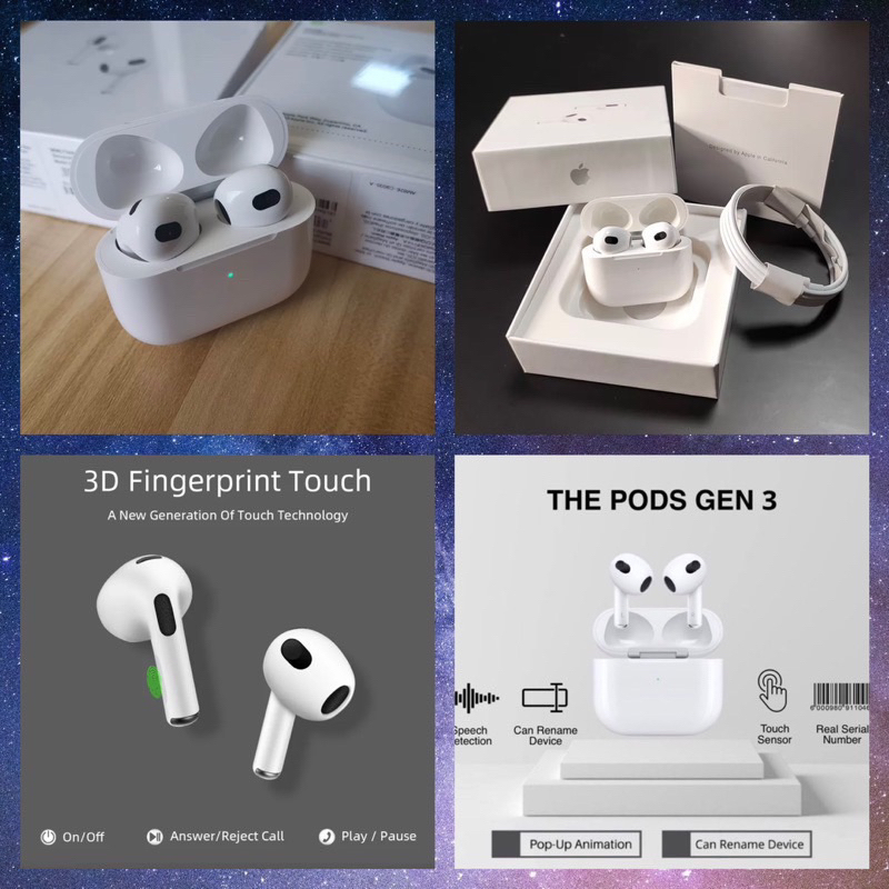 Jual AIRPODS OEM Gen 2 Gen 3 Pro 1 Pro 2 Bisa Untuk Ios Dan Android ...