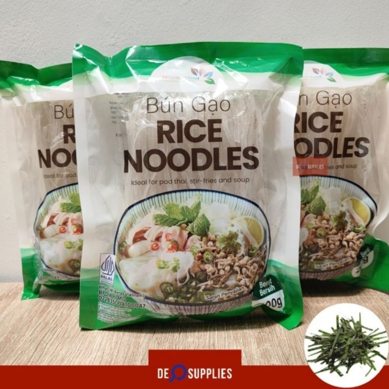 Jual Bun Gao Rice Noodle Pho 200gr - Mie Kwetiau Vietnam PadThai ...