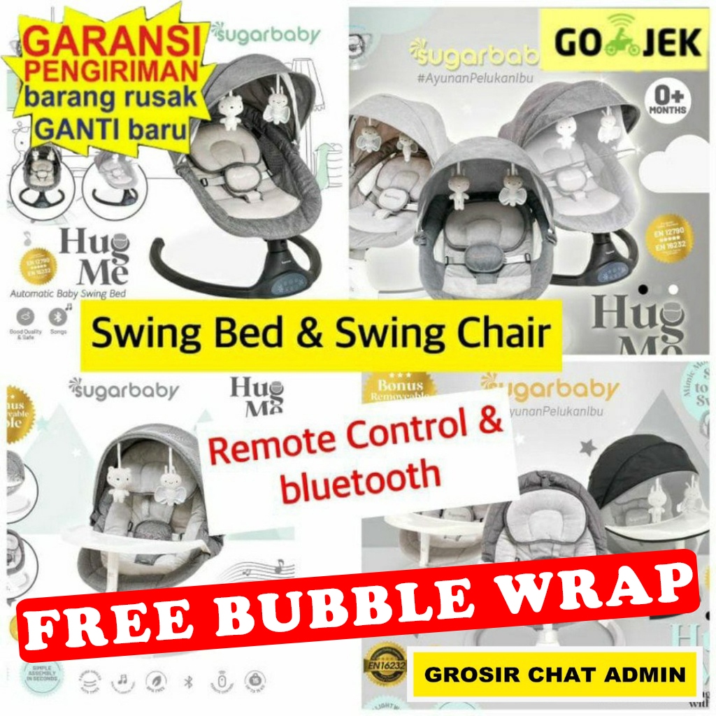 Jual Sugarbaby HUG ME Automatic Baby Swing Bed/ayunan bayi/ayunan