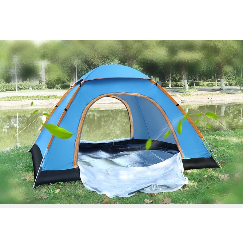 Jual Tenda Camping Kapasitas 4 Orang Tenda Otomatis Outdoor Indoor Tenda Gunung Cod Shopee 4327