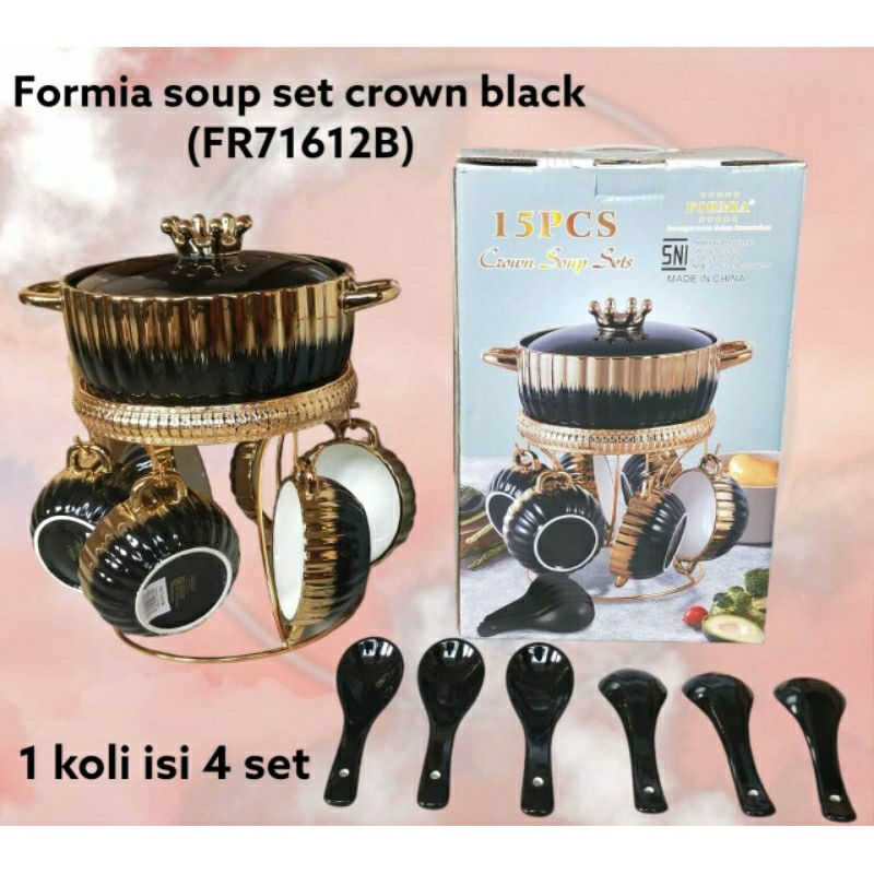 Jual Formia soup set Crown wadah prasmanan sop set | Shopee Indonesia