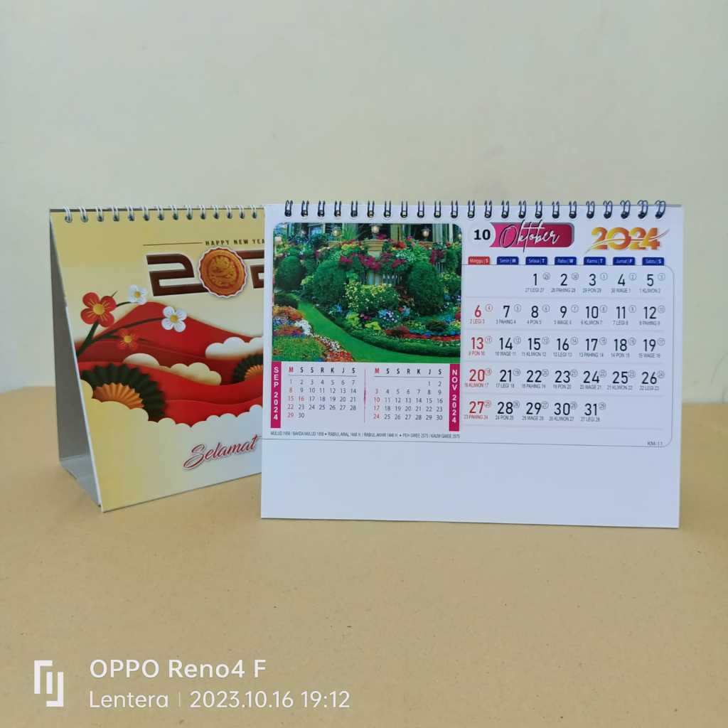 Jual Kalender Meja Taman Bunga 2024 Shopee Indonesia 