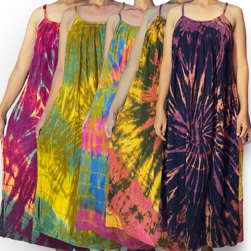 Jual Daster yukensi panjang daster tali panjang daster lobek tiedye ...