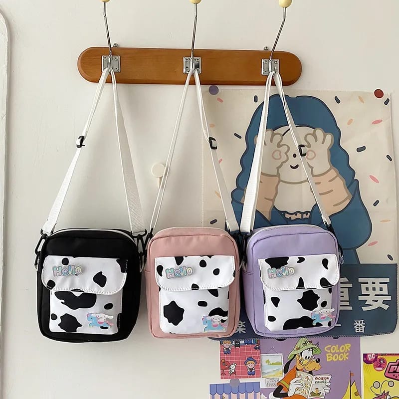 Jual Tas Selempang Wanita Corak Sapi | Shopee Indonesia
