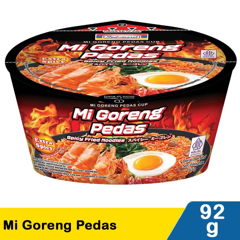 Jual Indomaret Mi Goreng Pedas 92/88G | Shopee Indonesia