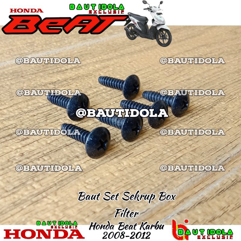 Jual Baut Set Sekrup Box Filter Udara Honda Beat Karbu