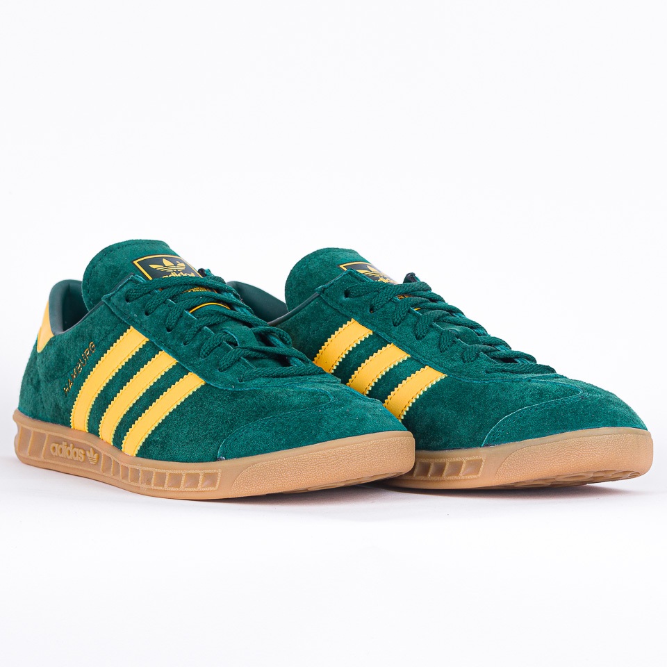 Jual Sneakers Adidas Hamburg Collegiate Green Bold Gold Gum