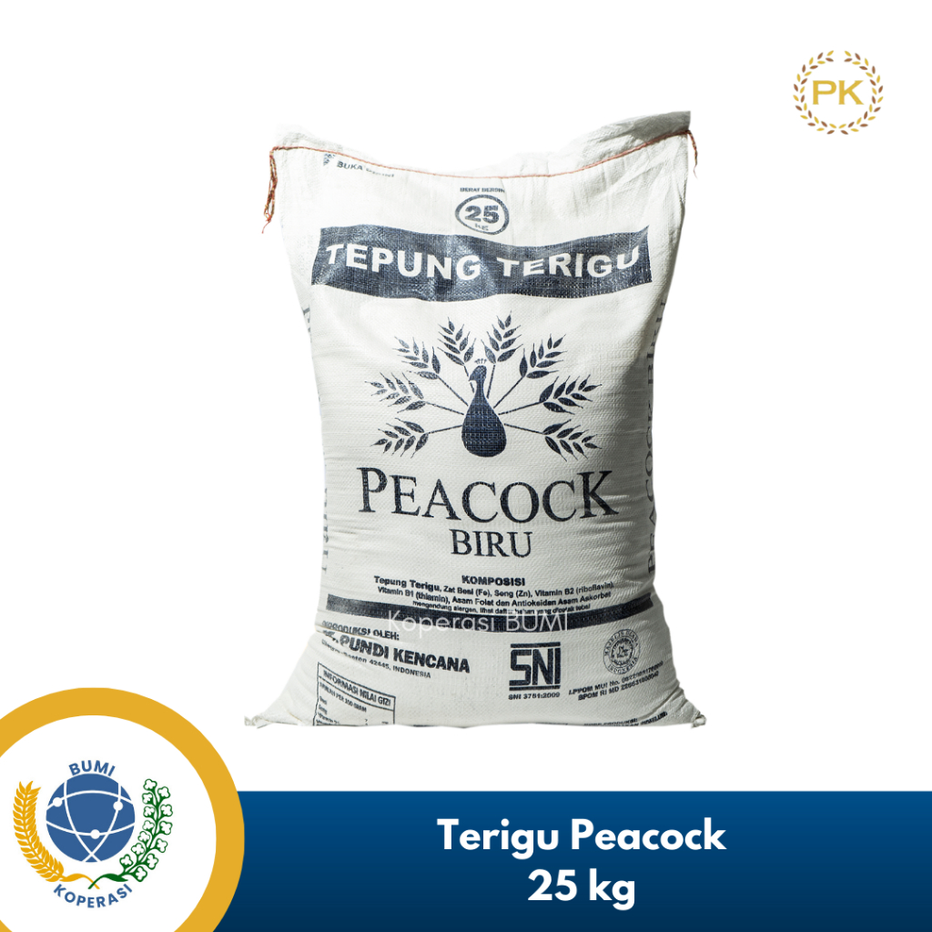 Jual Tepung Terigu Peacock 25 Kg | Shopee Indonesia