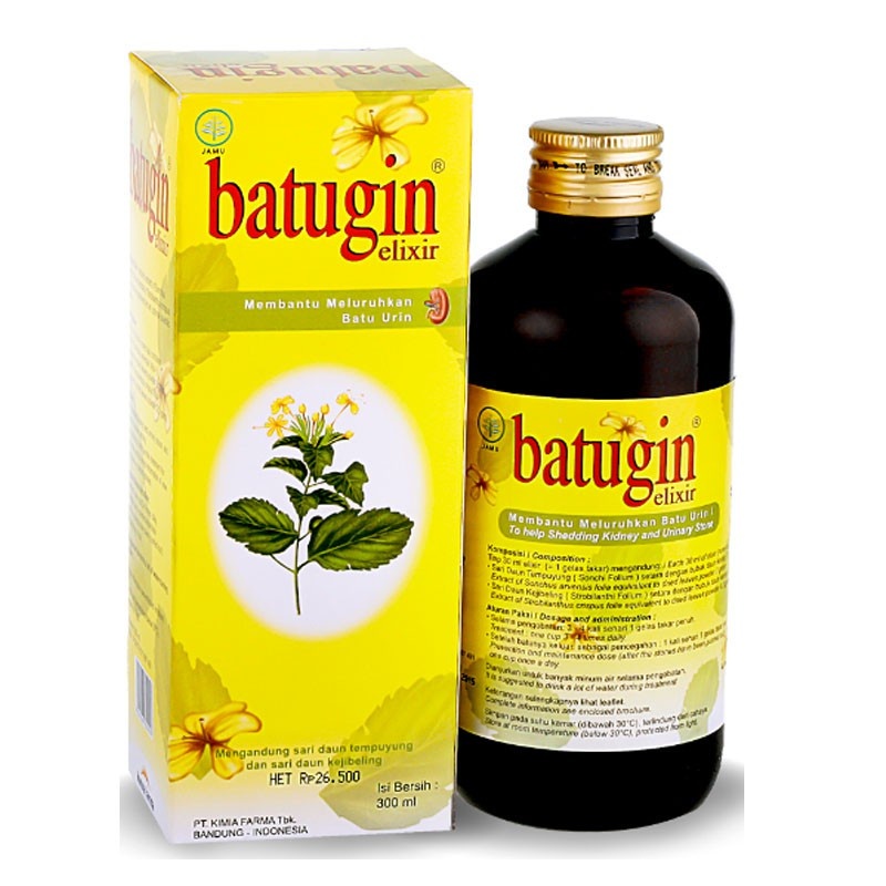 Jual Batugin Elixir Original Meluruhkan Batu Urin Batu Ginjal Saluran ...