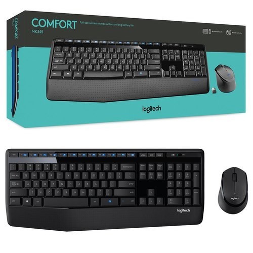 Jual Logitech MK345 Wireless Combo Keyboard and Mouse Original MK 345 ...