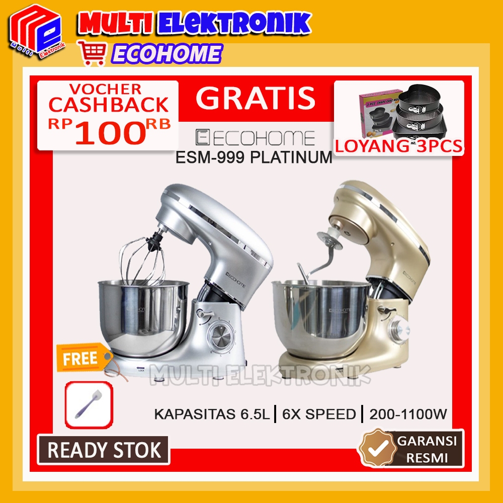 Jual Stand Mixer Ecohome ESM 999 / ESM999 / ESM999 Platinum Series