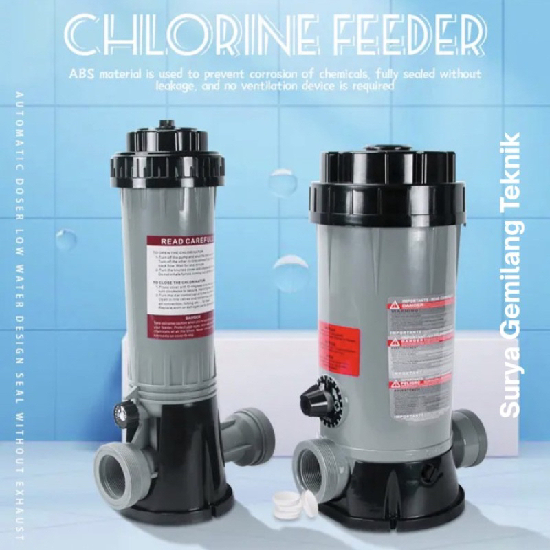 Jual Chlorine Feeder CL200 Kolam Renang Setara Model Hayward CL 200