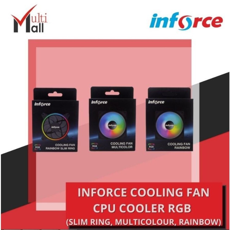Jual INFORCE COOLING FAN CASE 120MM 12 CM CPU COOLER RGB | Shopee Indonesia
