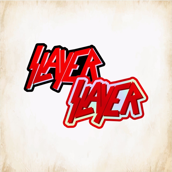 Jual STICKER HOLOGRAM LOGO BAND SLAYER | Shopee Indonesia