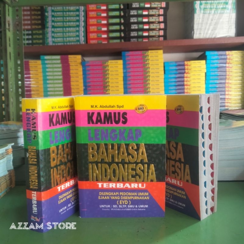 Jual KAMUS LENGKAP BAHASA INDONESIA TERBARU || Ukuran 10 X 15cm ...