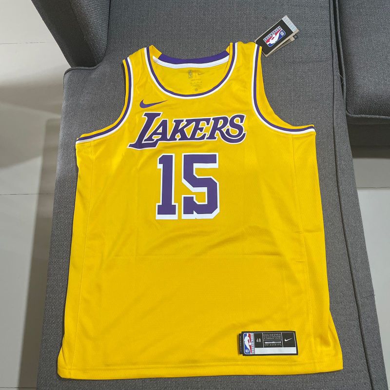 Jual Nike NBA Swingman Jersey, Austin Reaves - Los Angeles Lakers 100% ...