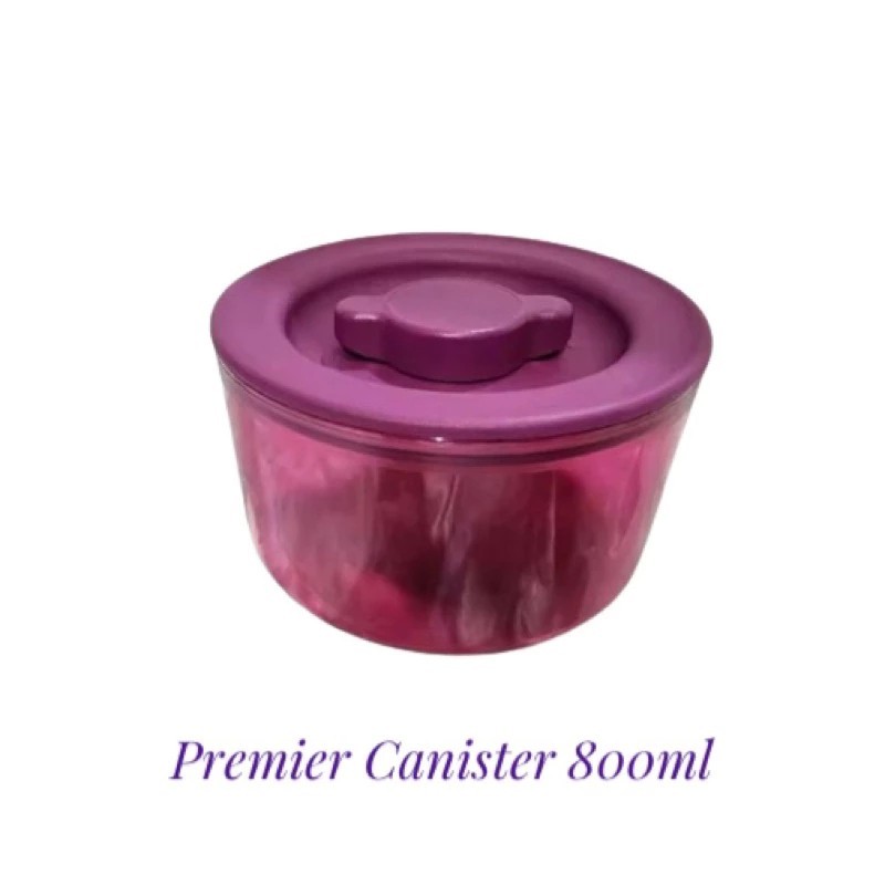 Jual Tupperware premier canister toples crystal ungu Shopee Indonesia