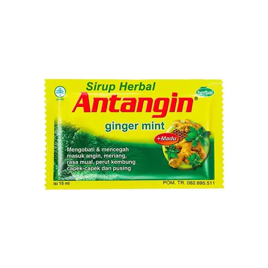 Jual ANTANGIN GINGER MINT CAIR 15ML (1 Dos isi 12 Sachet) | Shopee ...