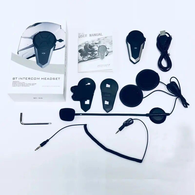Jual INTERCOM BT S3 BLUETOOTH HELM BTS 3 INTERCOM BTS3 VS MAXTO X5 ...