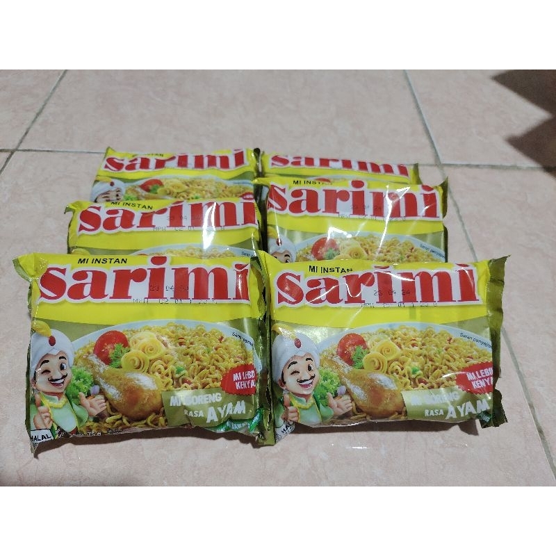 Jual Mie instan Sarimi goreng rasa Ayam#6Bks | Shopee Indonesia