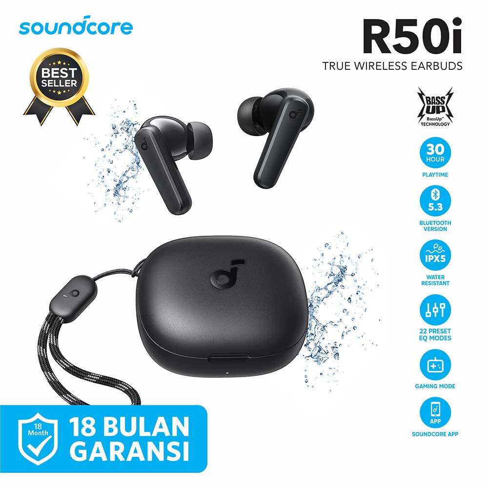 Promo Anker Soundcore Q20i Wireless Noise Cancelling Headphone Extra Bass -  Black Diskon 50% di Seller Sentra Digital Jogja Official Store - sonny /  Ray Digital - Kab. Sleman