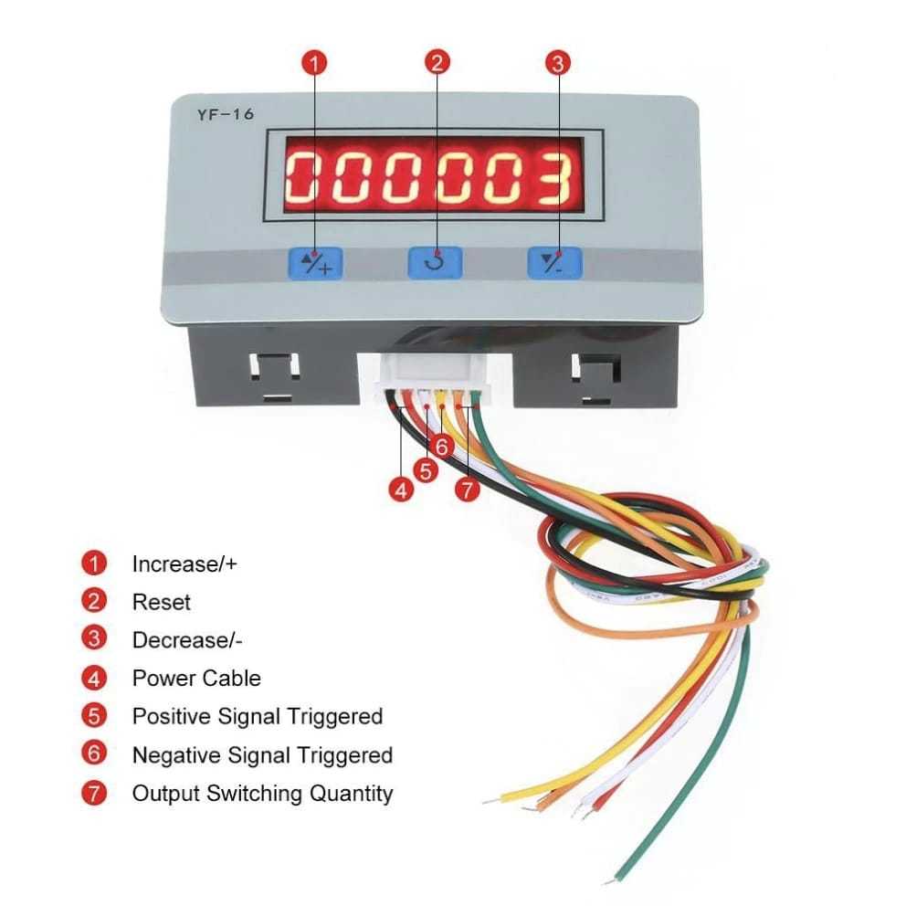 Jual Ready Counter Produksi 6 Digit 7 Segment | Shopee Indonesia
