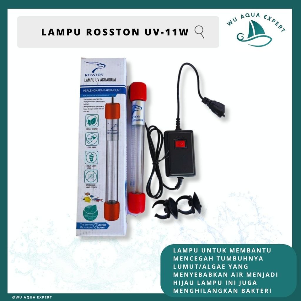 Jual Lampu UV Anti Bakteri Lumut YAMANO UV 5watt 7watt 9watt 11watt