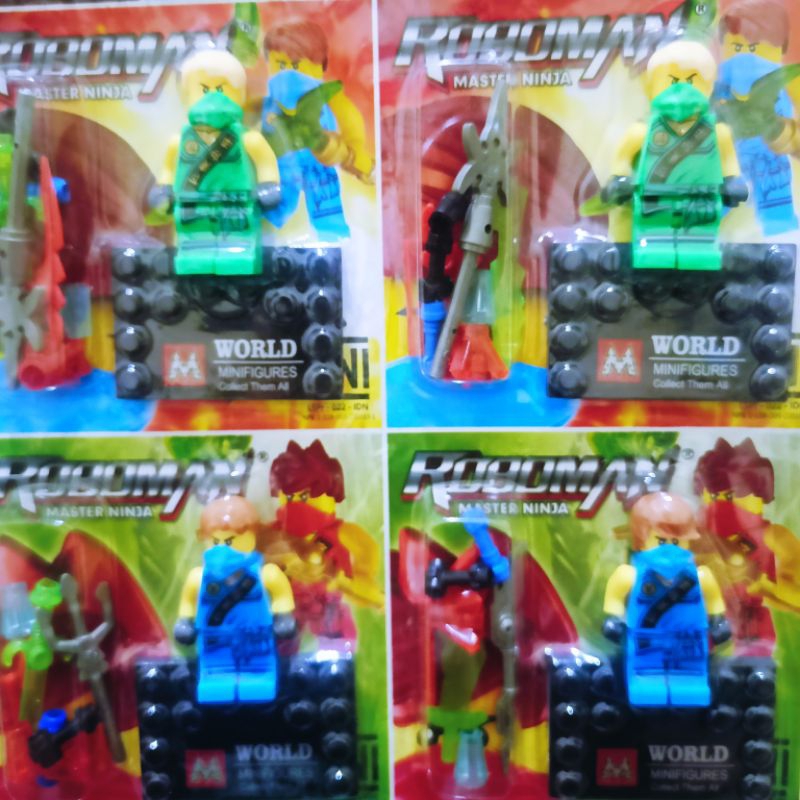 Jual ROBOMAN MASTER NINJA BLOCKS BRICKS MAINAN BALOK MINI FIGURE ...