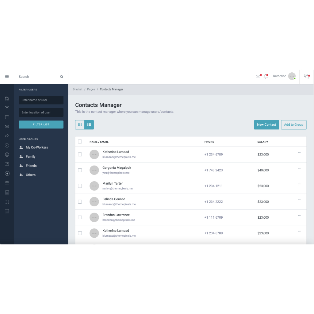 Jual Bracket - Responsive Bootstrap 4 Admin Template (ThemeForest ...