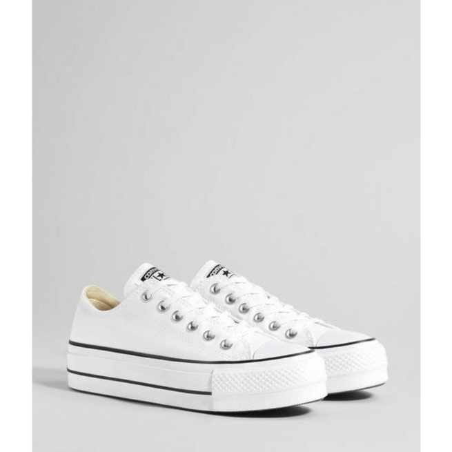 All Star Price Shoes Tenis Con Plataforma Converse Blancos Choclo