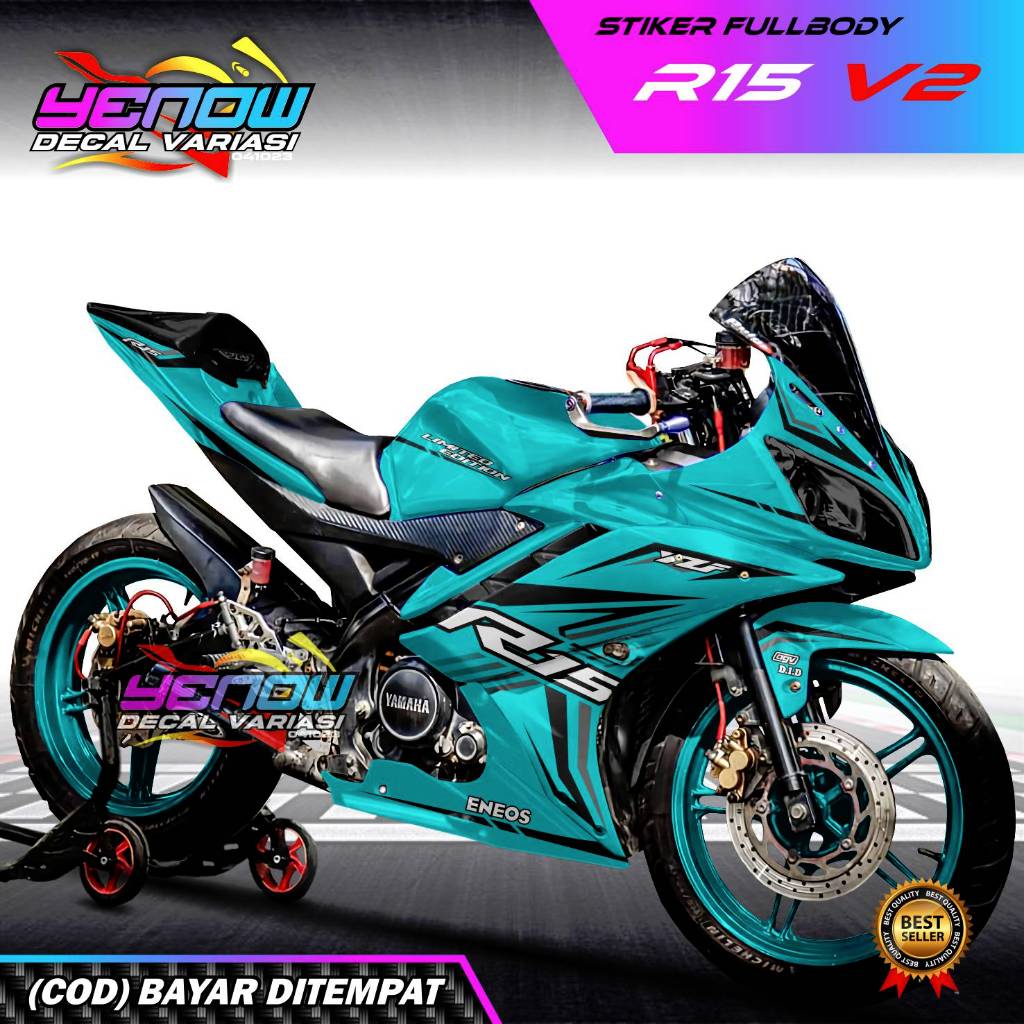 Jual Decal R15 V2 Fullbody Stiker Variasi Skotlet Design List2 | Shopee ...