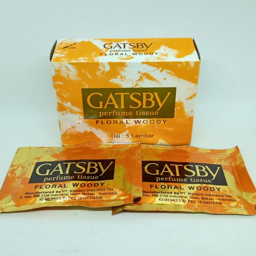 Jual Gatsby perfume tissue FLORAL WOODY isi 5 lembar | Shopee Indonesia