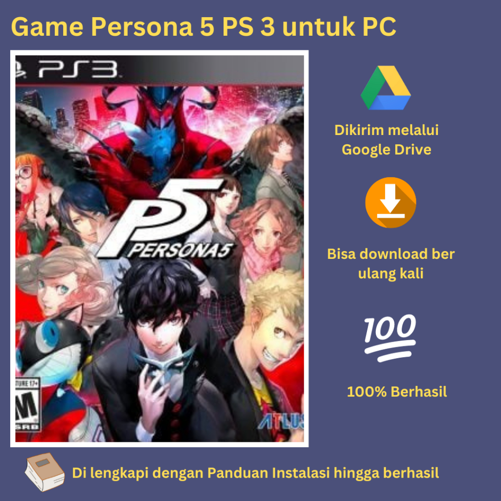 Jual Game Persona 5 PS3 untuk PC + Emulator RPCS3 Tutorial Instalasi