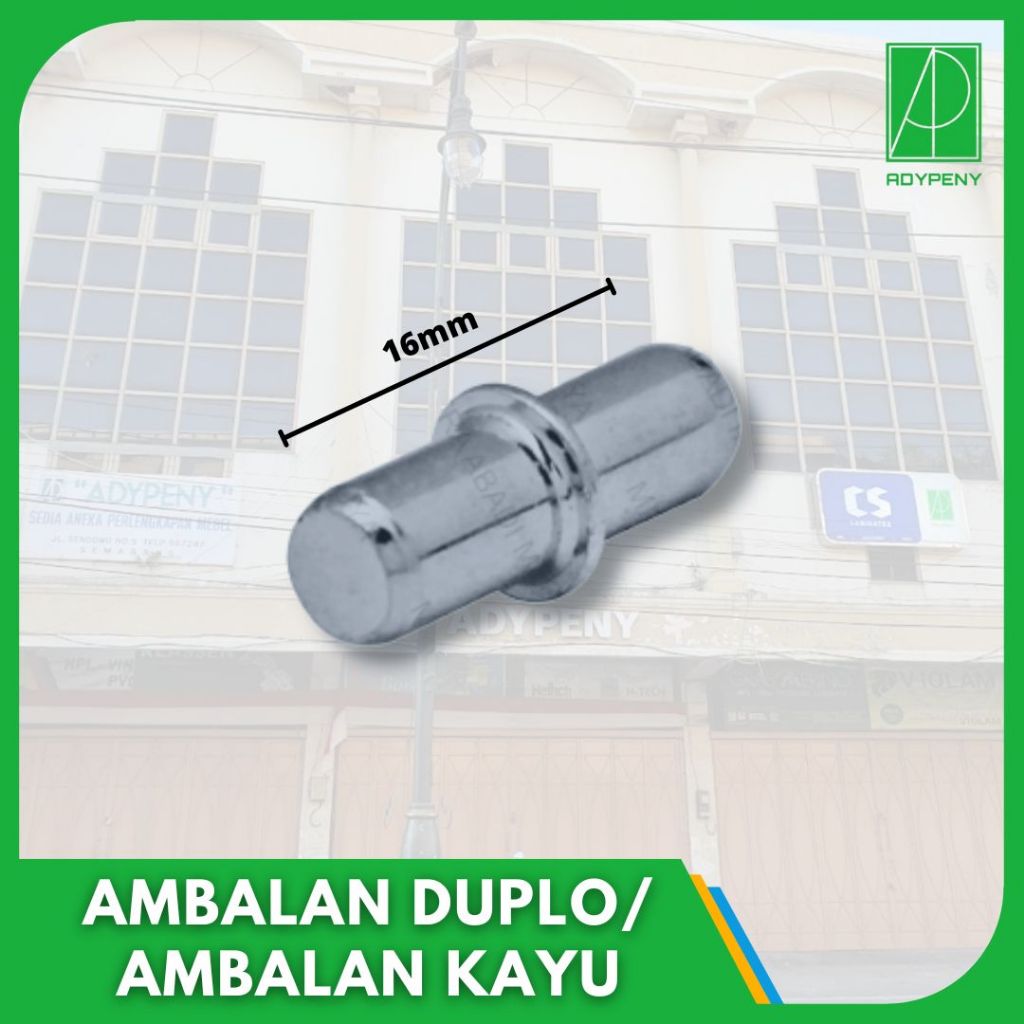 Jual Pin Ambalan Duplo Penyambung Sambungan Penyangga Besi Kayu Lemari ...