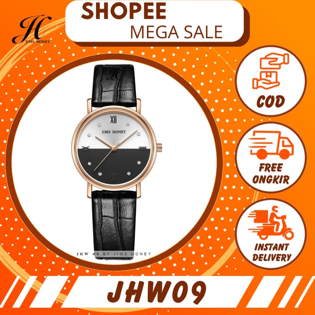 Jual JIMS HONEY Jam Tangan Analog Wanita JHW09 (PACKAGING BOX + BATERAI