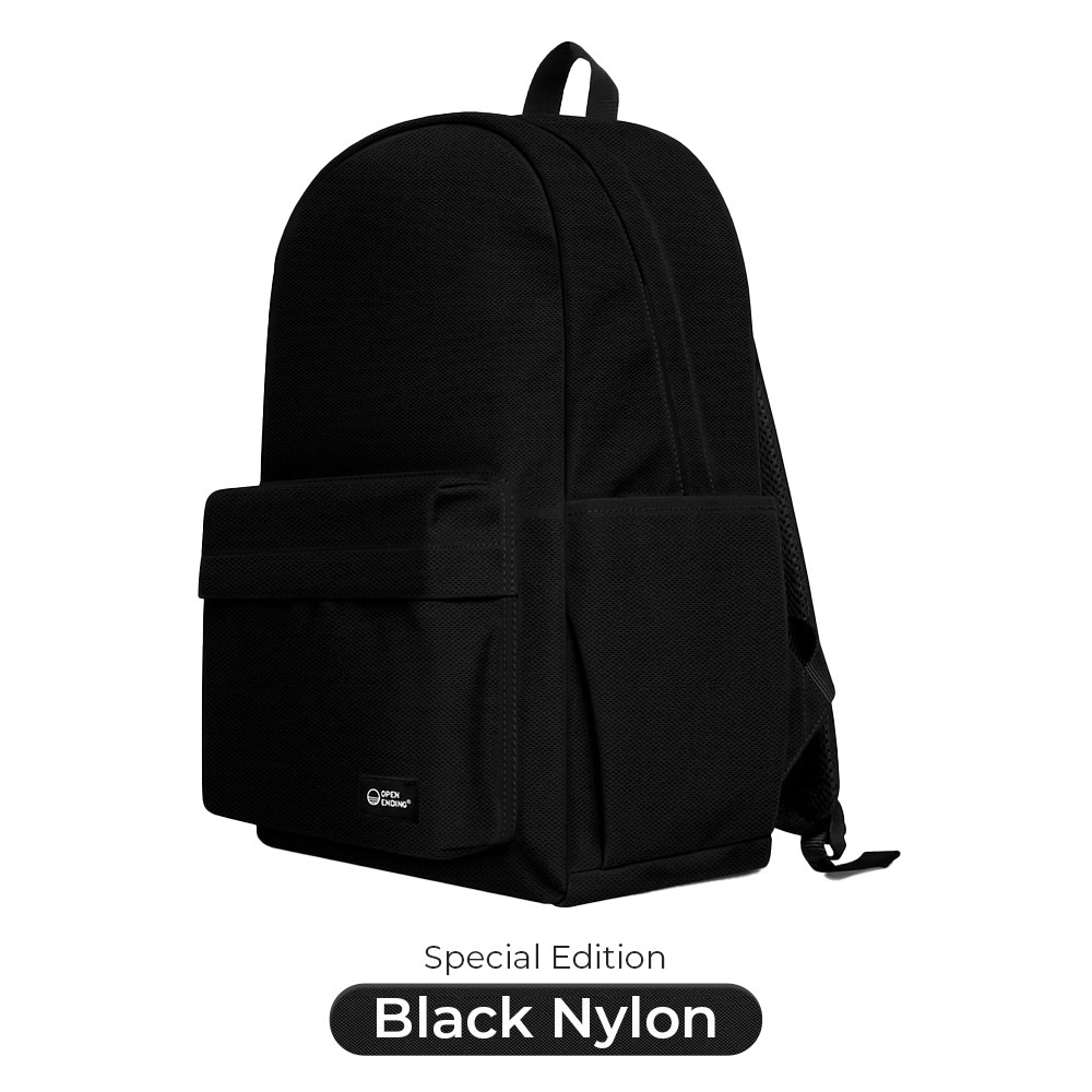 Jual Open Ending Backpack Basic Tas Ransel Basic Colors Jet Black [Bp ...