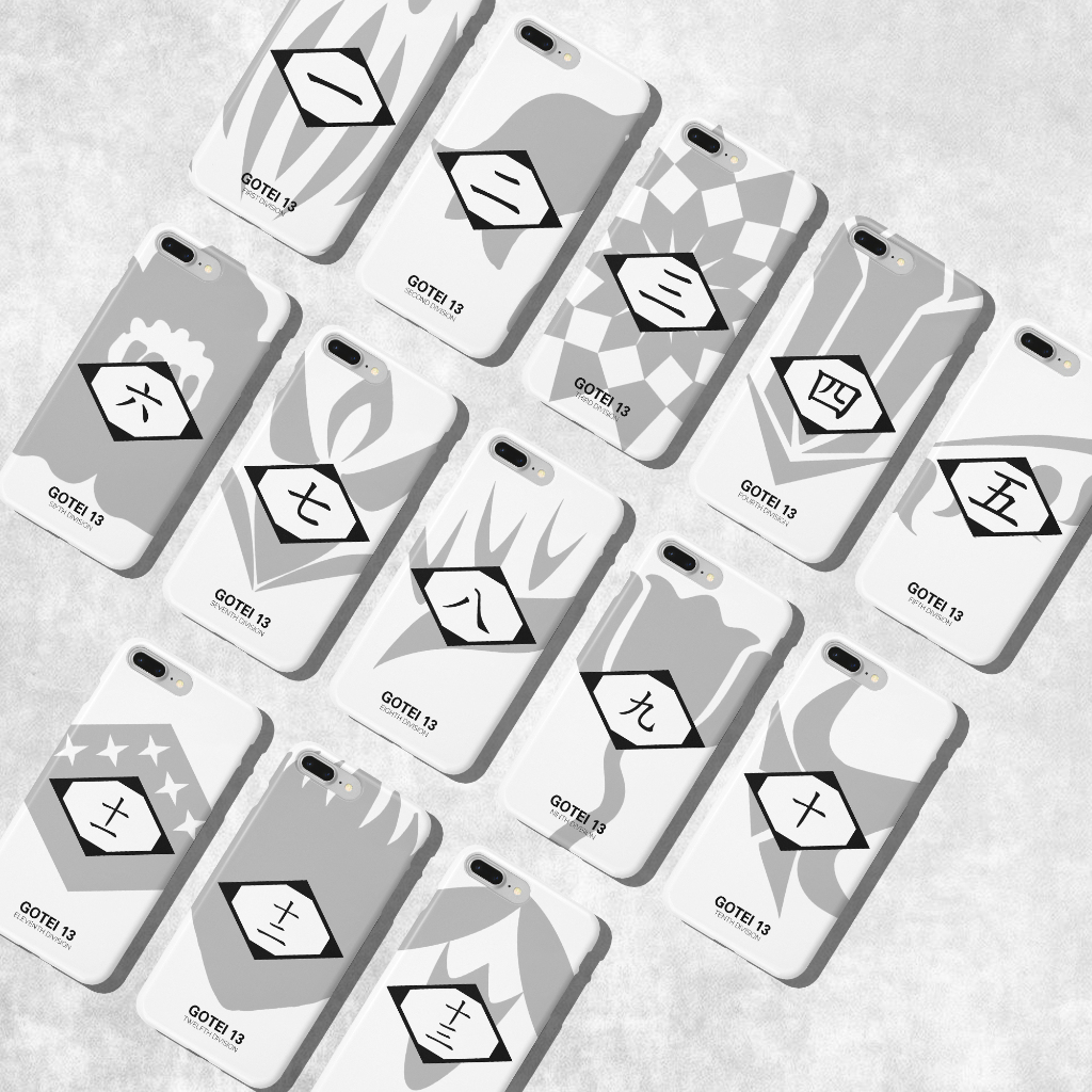 Jual Gotei 13 Number Symbol Bleach Collection Anime Case Semua Tipe HP ...